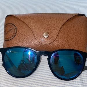 Authentic Ray-Bans in blue and black